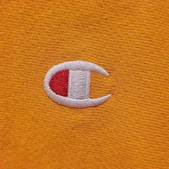 Champion Reverse Weave Vintage Yellow Hoodie Size Small - Picture 3 of 9